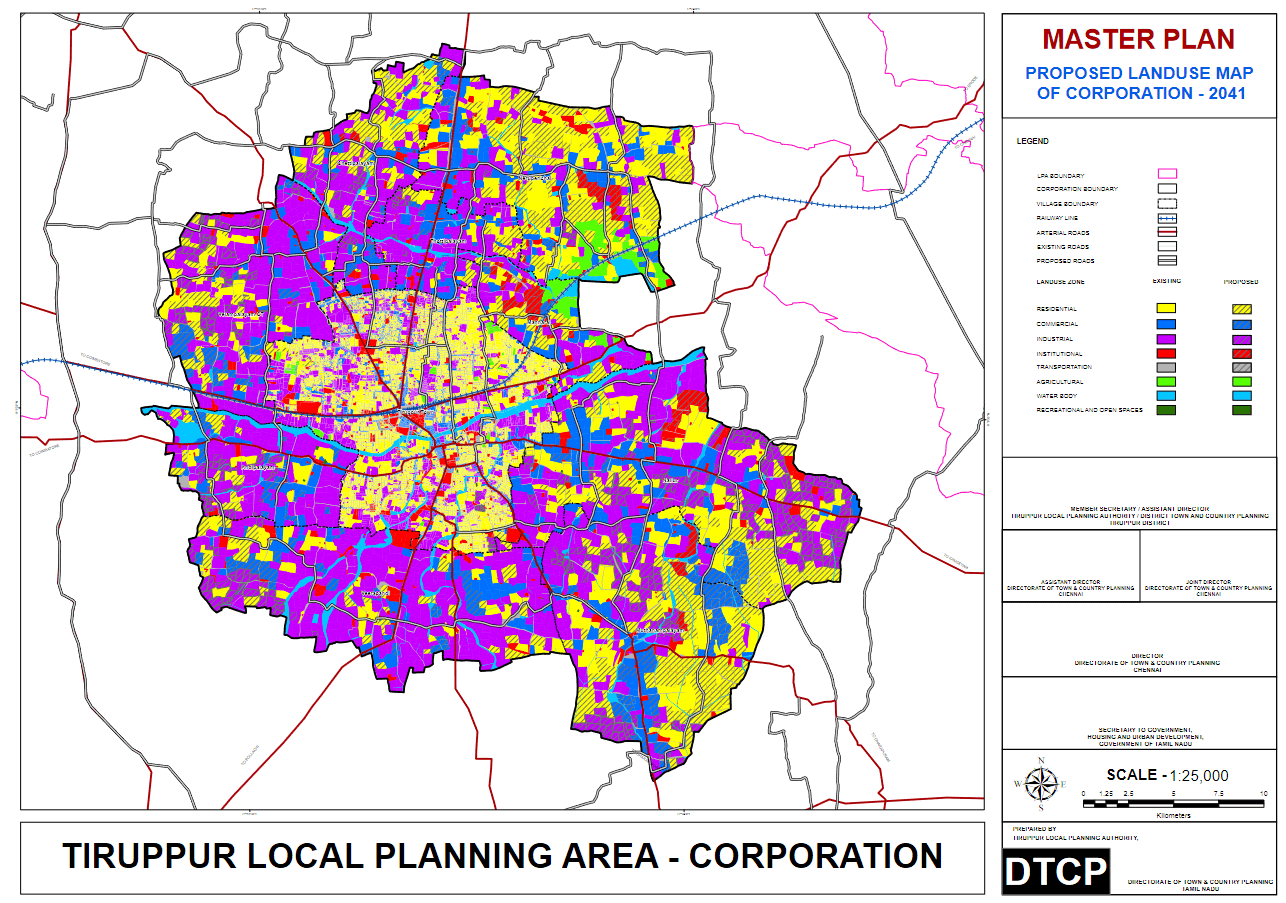 Master Plan for Tiruppur Local Planning Area - Downloads